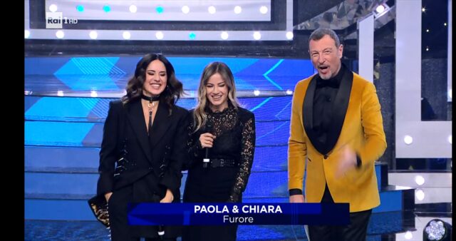 Sanremo 2023 titoli canzoni Paola e Chiara