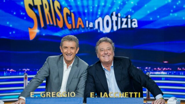 Striscia la Notizia dirigiert Greggio Iacchetti