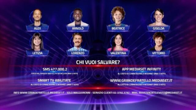 Grande Fratello 2 ottobre chi al televoto