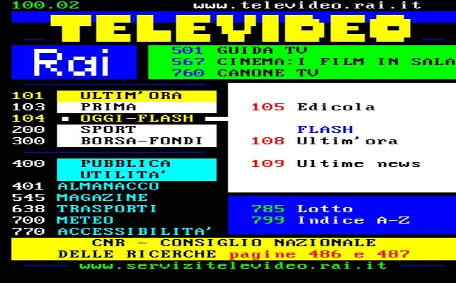 Televideo 40 anni