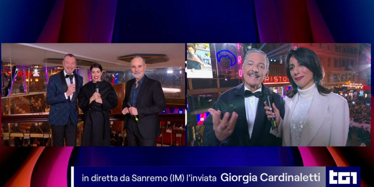 Sanremo 2024 TG1 prima PrimaFestival