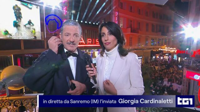 Sanremo 2024 TG1 sanremizzazione del tg