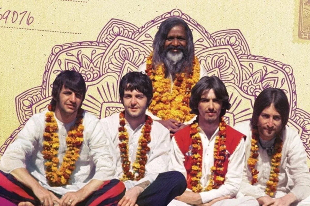 The Beatles and India film attori