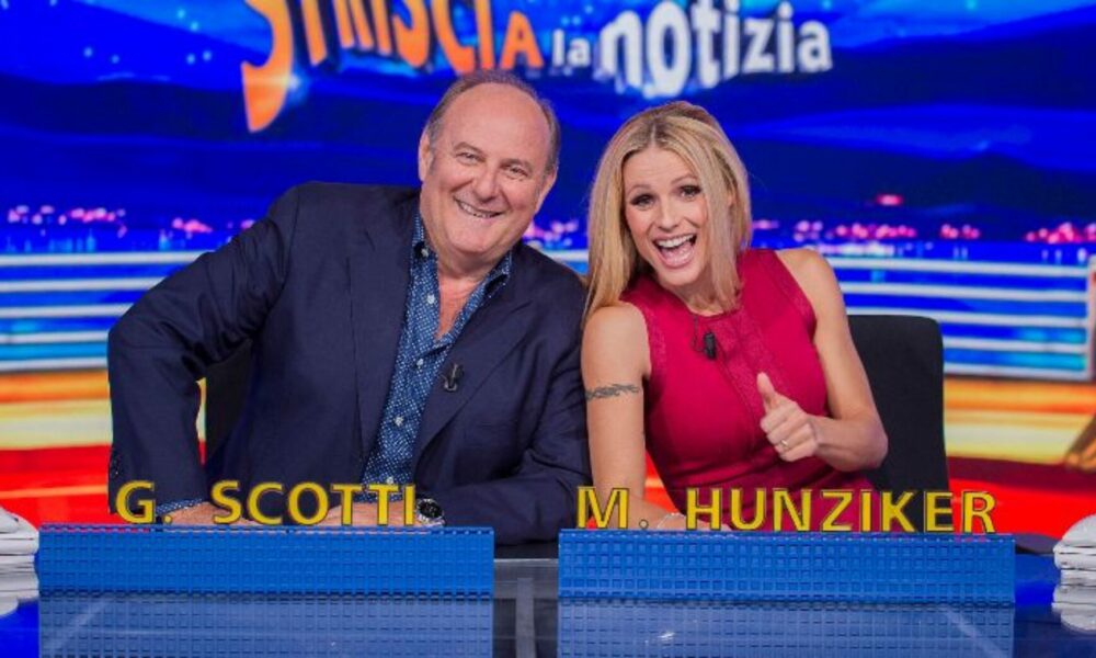 Striscia la Notizia! 2024 Gerry Scotti Michelle Hunziker