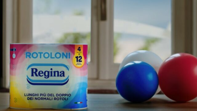 Pubblicità Rotoloni Regina descrizione