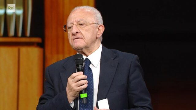 Rai presentazione palinsesti 2025-2026 Vincenzo De Luca