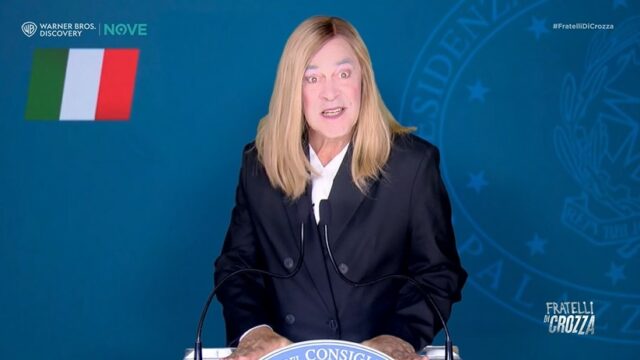 Fratelli di Crozza 10 ottobre Giorgia Meloni