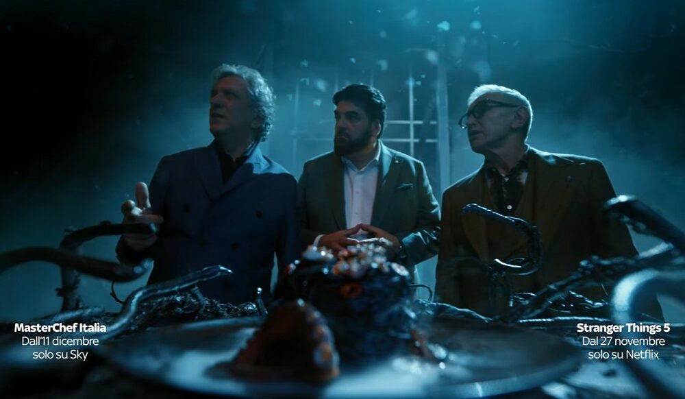 Pubblicità Sky Netflix descrizione