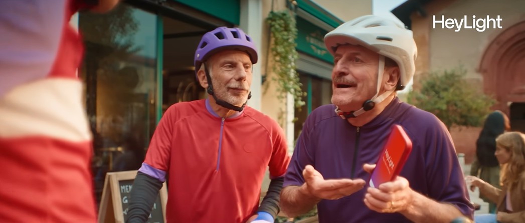 Pubblicità HeyLight Aldo Giovanni e Giacomo