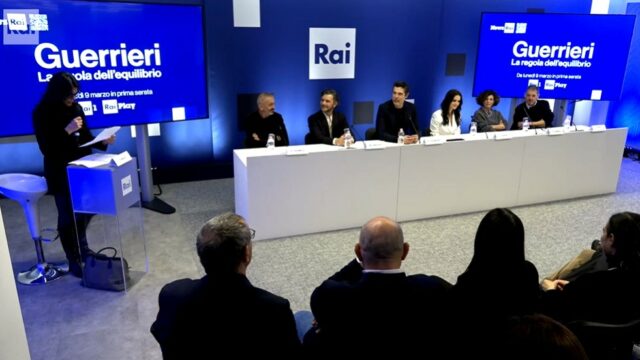 Guerrieri La regola dell'equilibrio conferenza stampa cast Guerrieri La regola dell'equilibrio conferenza stampa cast