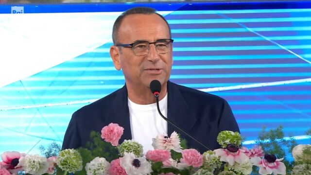 Carlo Conti conferenza stampa Carlo Conti conferenza stampa