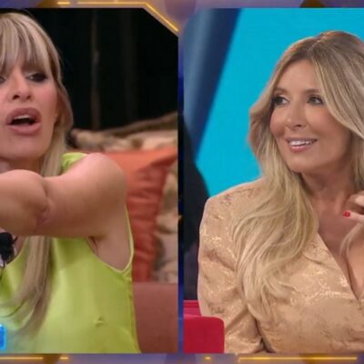 Grande Fratello Vip 2026 diretta prima puntata scontro Lucarelli Mussolini