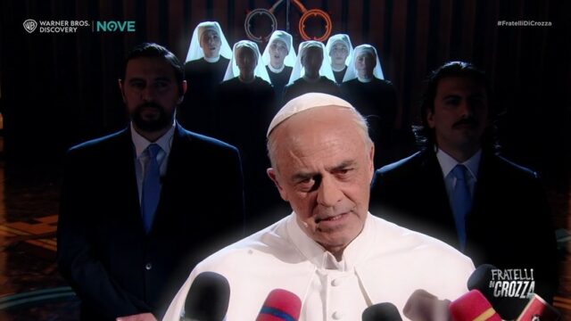 Fratelli di Crozza diretta 10 aprile Papa Leone XIV Fratelli di Crozza diretta 10 aprile Papa Leone XIV