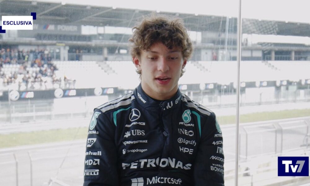 Kimi Antonelli tv italiana